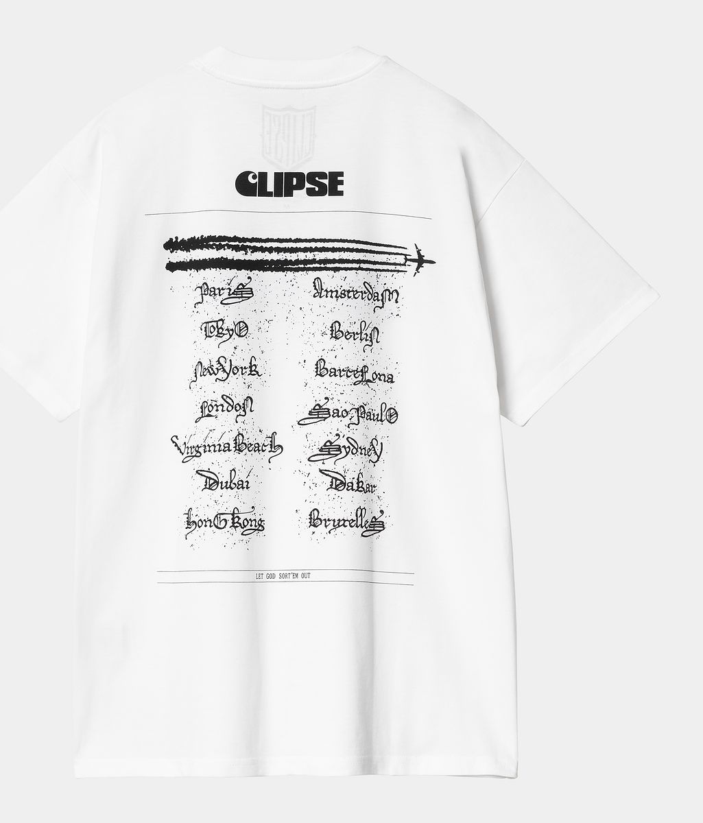 Tričko Carhartt WIP Clipse x WIP S/S T-Shirt Biela | I035092_3, 1