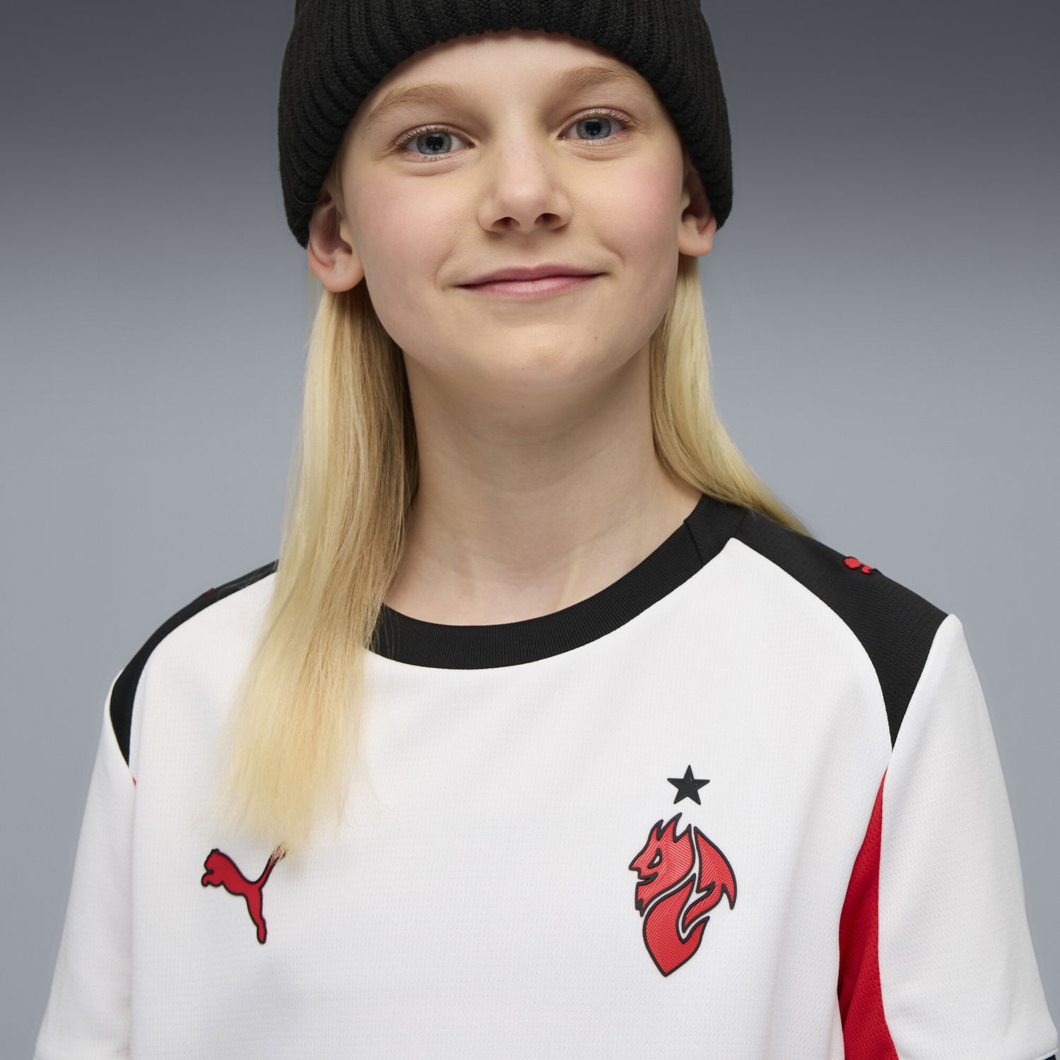 Dres Puma AC Milan 2nd Kit Youth Jersey 25/26 Biela | 779974_02, 1