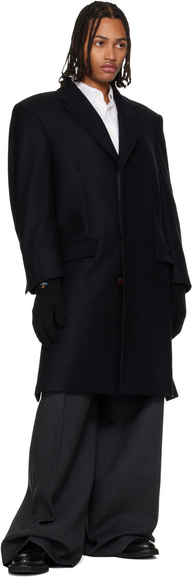 Rukavice Vivienne Westwood Sporty Knitted Orb Logo Gloves Čierna | 8202002R-K0065-, 2