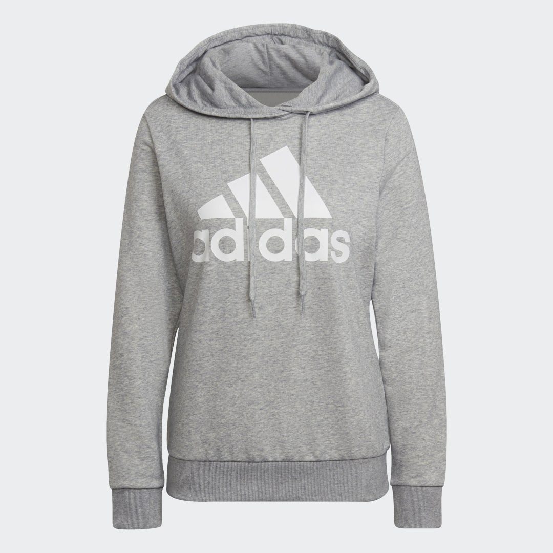 Mikina adidas Performance Essentials Relaxed Logo Hoodie Šedá | HD1799, 0