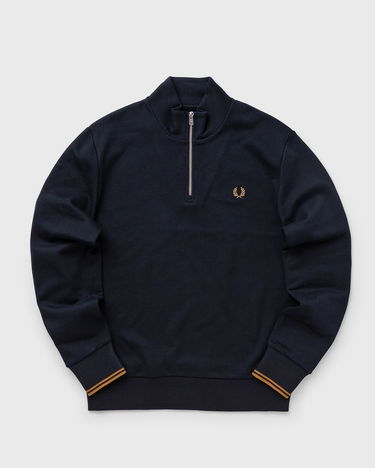 Mikina Fred Perry HALF ZIP SWEATSHIRT Navy | M3574-R63, 0