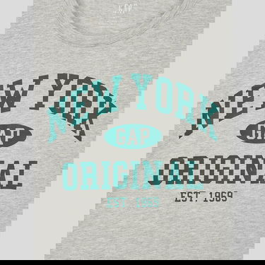 Tričko GAP T-shirt Shortsleeve Tee New York Original L Šedá | 795743-38, 2