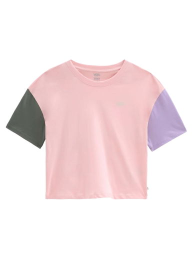 Tričko Vans Relaxed Boxy Colorblock T-Shirt Ružová | VN0A5L64YYN