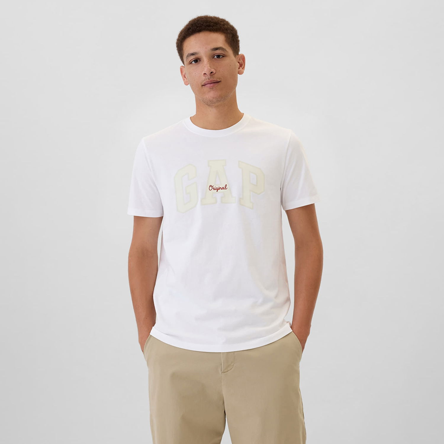 Tričko GAP T-shirt Logo Tee Optic White S Biela | 542246-01, 0
