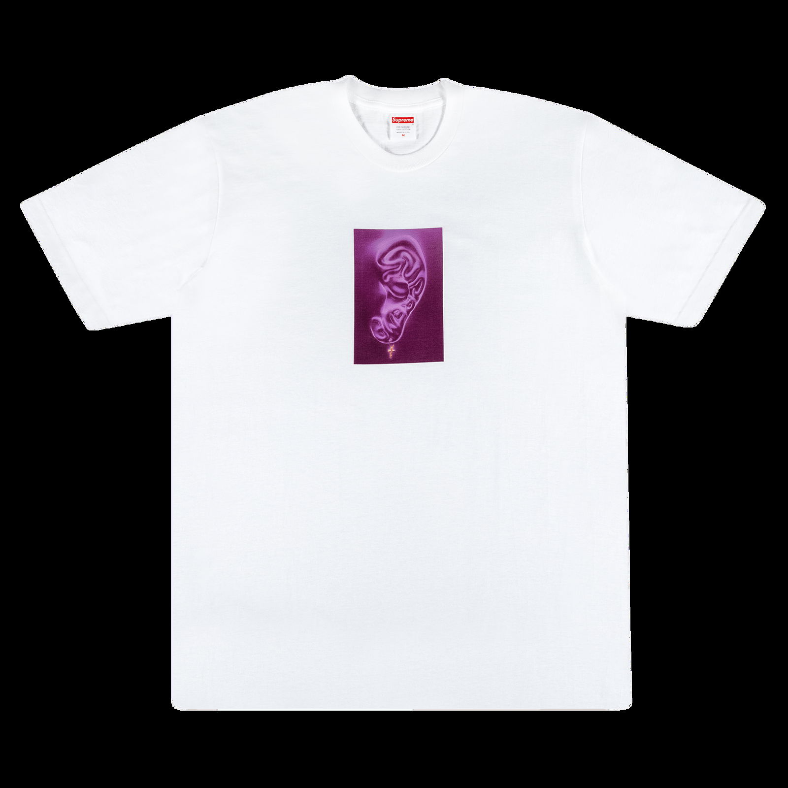 Tričko Supreme Ear Tee SS21T36 WHITE | FLEXDOG