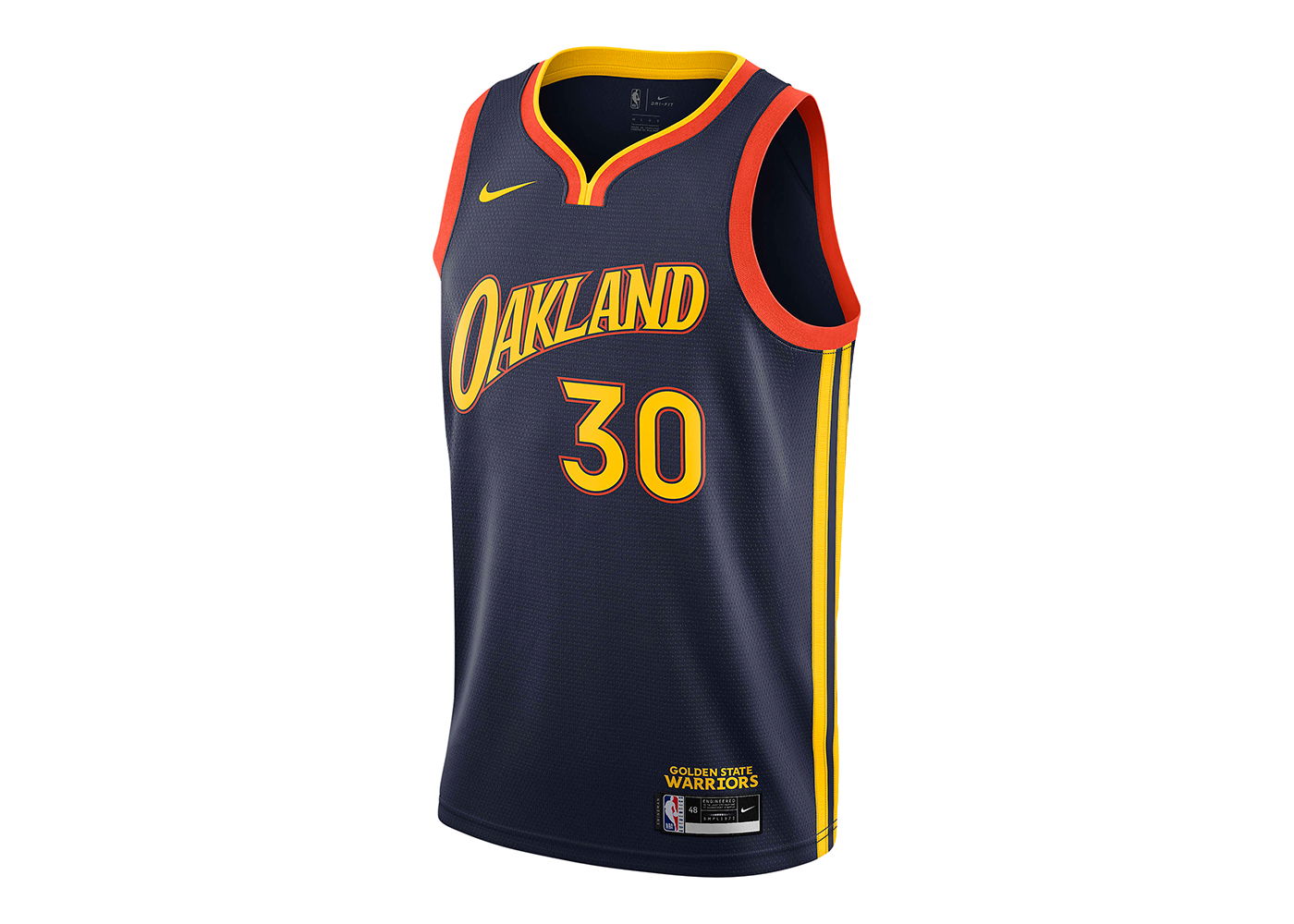 Dres Nike NBA Golden State Warriors Oakland 2021/22 Stephen Curry City Edition Swingman Jersey Navy | CN1729-421, 0