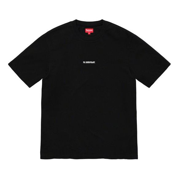 Tričko Supreme Supreme Internationale SS Top Logo T-Shirt Čierna | SUP-FW19-606