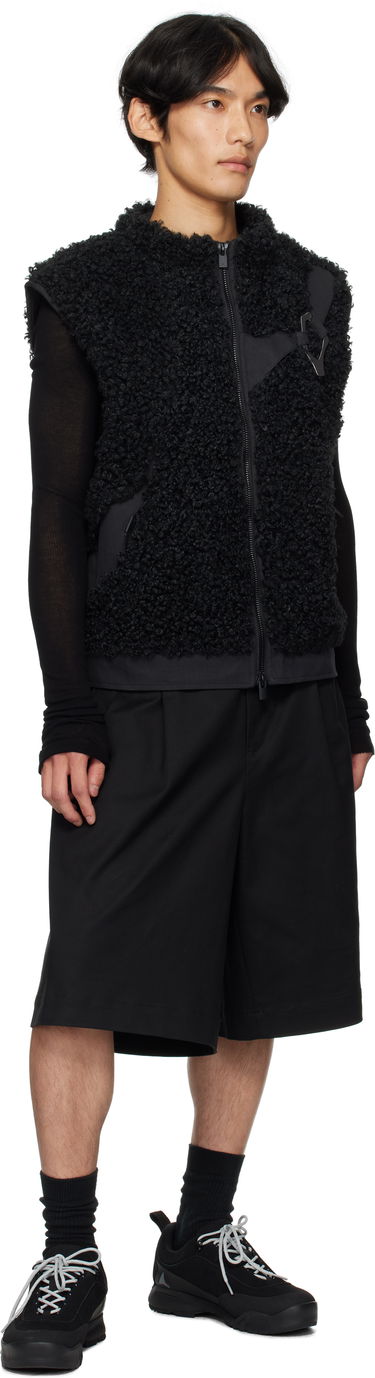 Vesta HELIOT EMIL HELIOT EMIL Chiaroscuro Fleece Vest Čierna | PREAW25_M_03_038_BLK01, 3