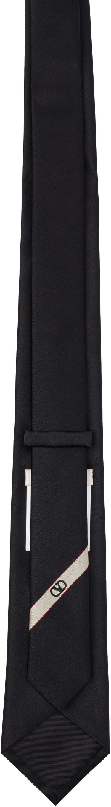 Opasok Valentino Valentino Garavani Silk Tie Čierna | 6Y2EV194SVM, 1