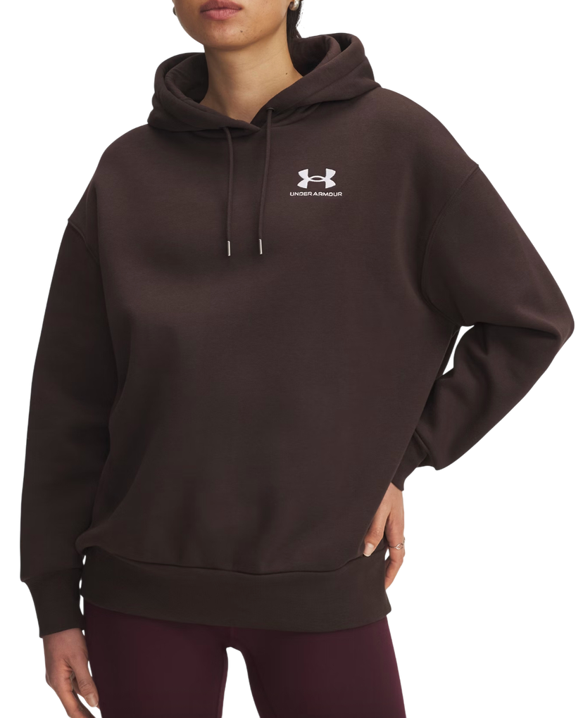 Mikina Under Armour Icon Fleece Oversized Hoodie Hnedá | 1379495-246