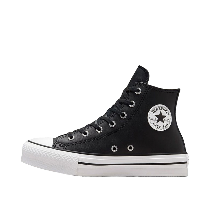 Tenisky a topánky Converse Chuck Taylor All Star Eva Lift Platform Leather High Top Čierna | A02485C