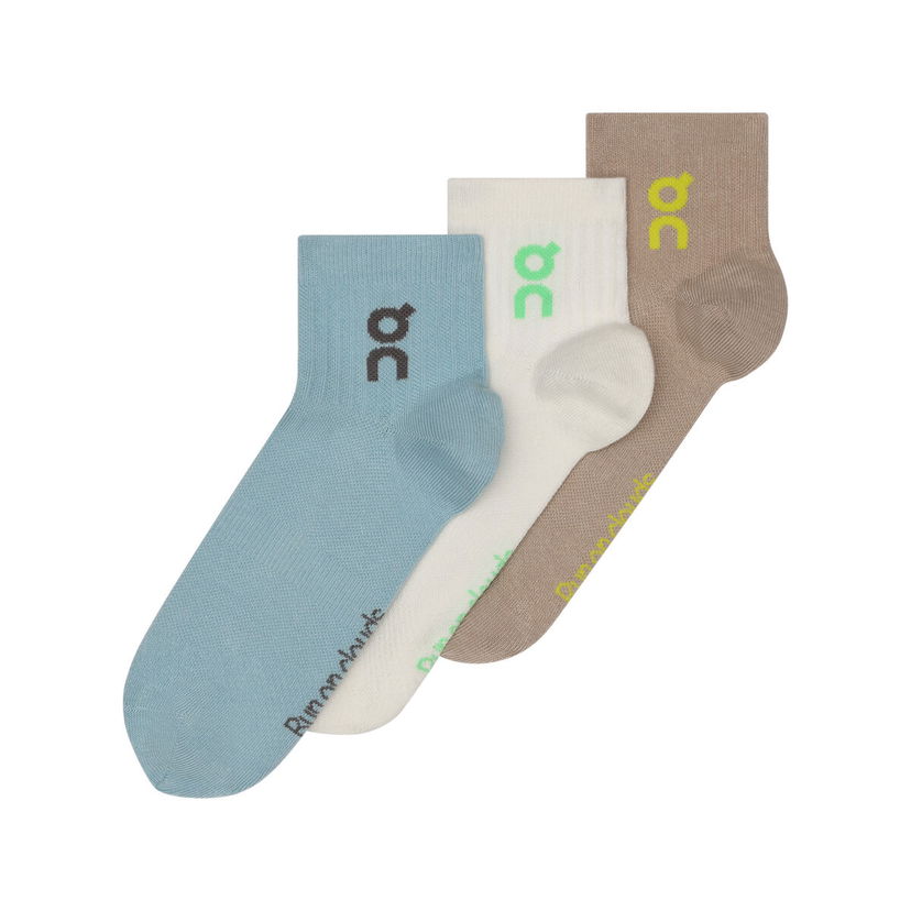 Ponožky On Running Logo Sock Mid 3-Pack Rôznofarebný | 2UF10523890