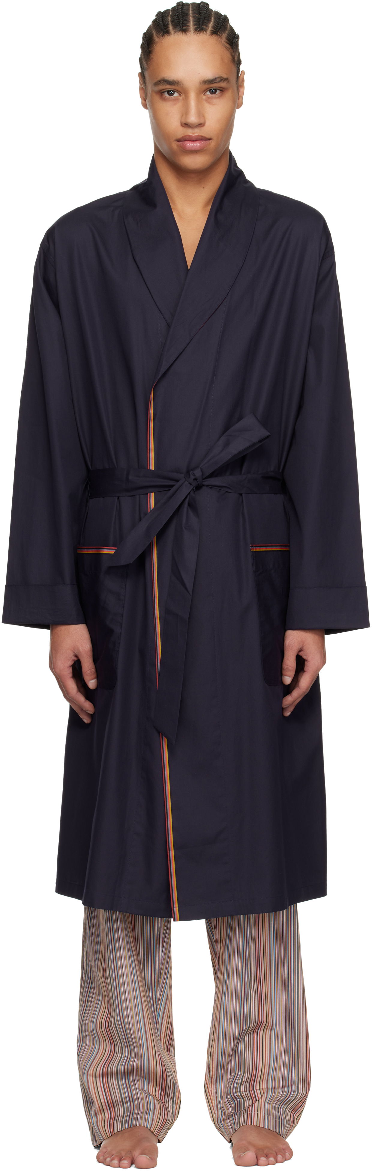 Pyžamo Paul Smith Paul Smith Striped Robe Navy | M1A-167P-A00944-49, 0