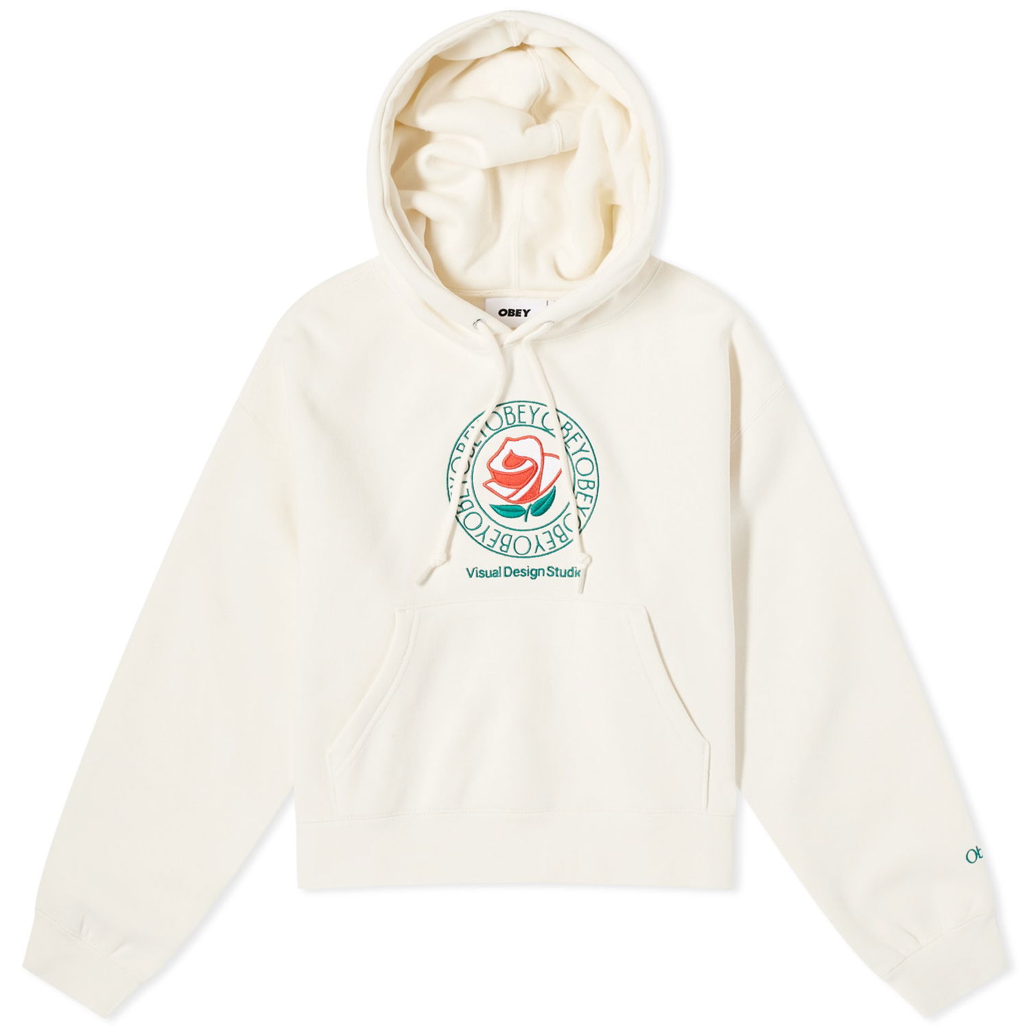 Mikina OBEY Rose Hoodie Béžová | 211610138-UBL, 0