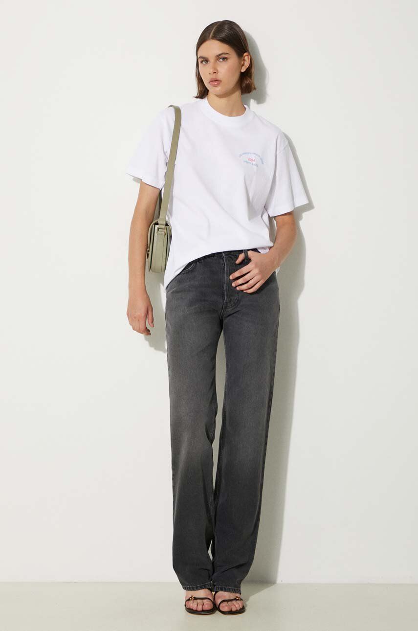 Džínsy Fiorucci Straight Fit High Waist Jeans Čierna | W01FPDJE075DN01DN05, 1