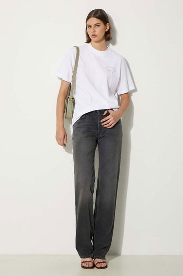 Džínsy Fiorucci Straight Fit High Waist Jeans Čierna | W01FPDJE075DN01DN05, 1