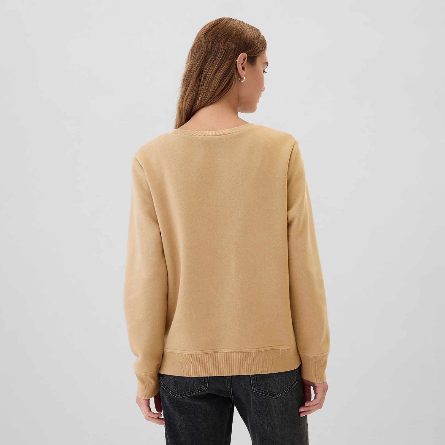 Mikina GAP Sweatshirt Logo Sweatshirt Mojave S Béžová | 540907-07, 1