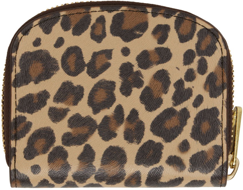 Peňaženka A.P.C. Demi-Lune Mini Compact Coin Pouch Hnedá | PXBUR-F63437, 1