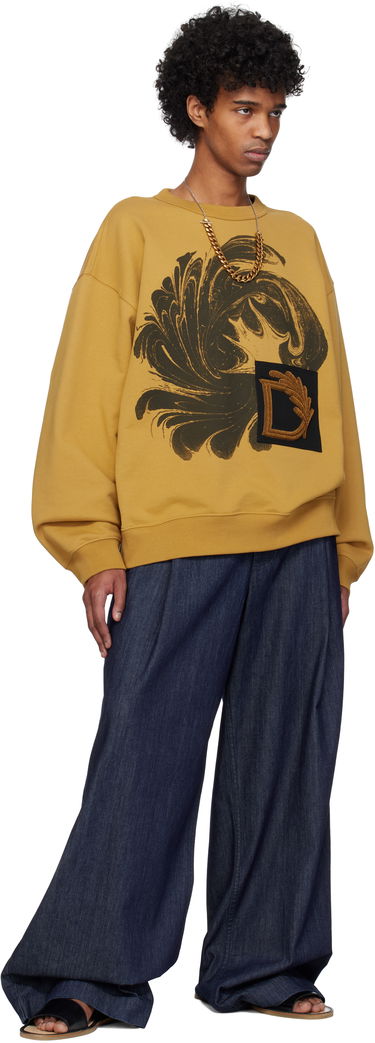 Nohavice Dries Van Noten Dries Van Noten Elasticated Wide-Leg Jeans Modrá | 251-020926-1553, 3