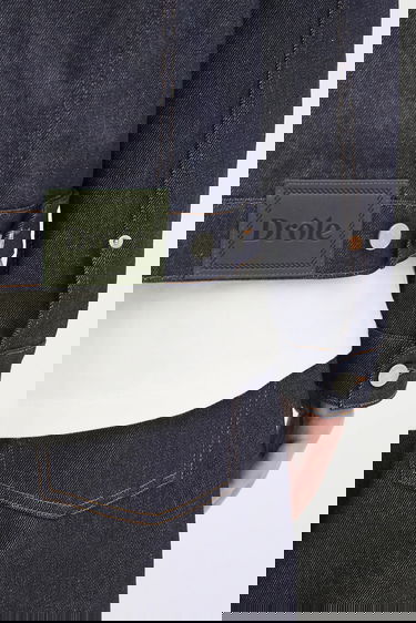 Bunda Drôle de Monsieur Drôle de Monsieur La Veste Denim Jacket Modrá | H.JT172.CO211, 4