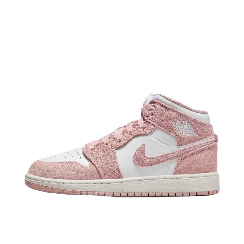 Tenisky a topánky Jordan Air Jordan 1 Mid Pink Suede Ružová | FN5215-161