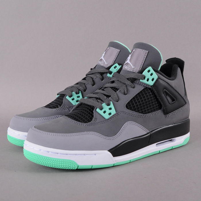 Tenisky a topánky Jordan Air Jordan 4 Retro ''Green Glow'' GS Šedá | 408452 033, 1