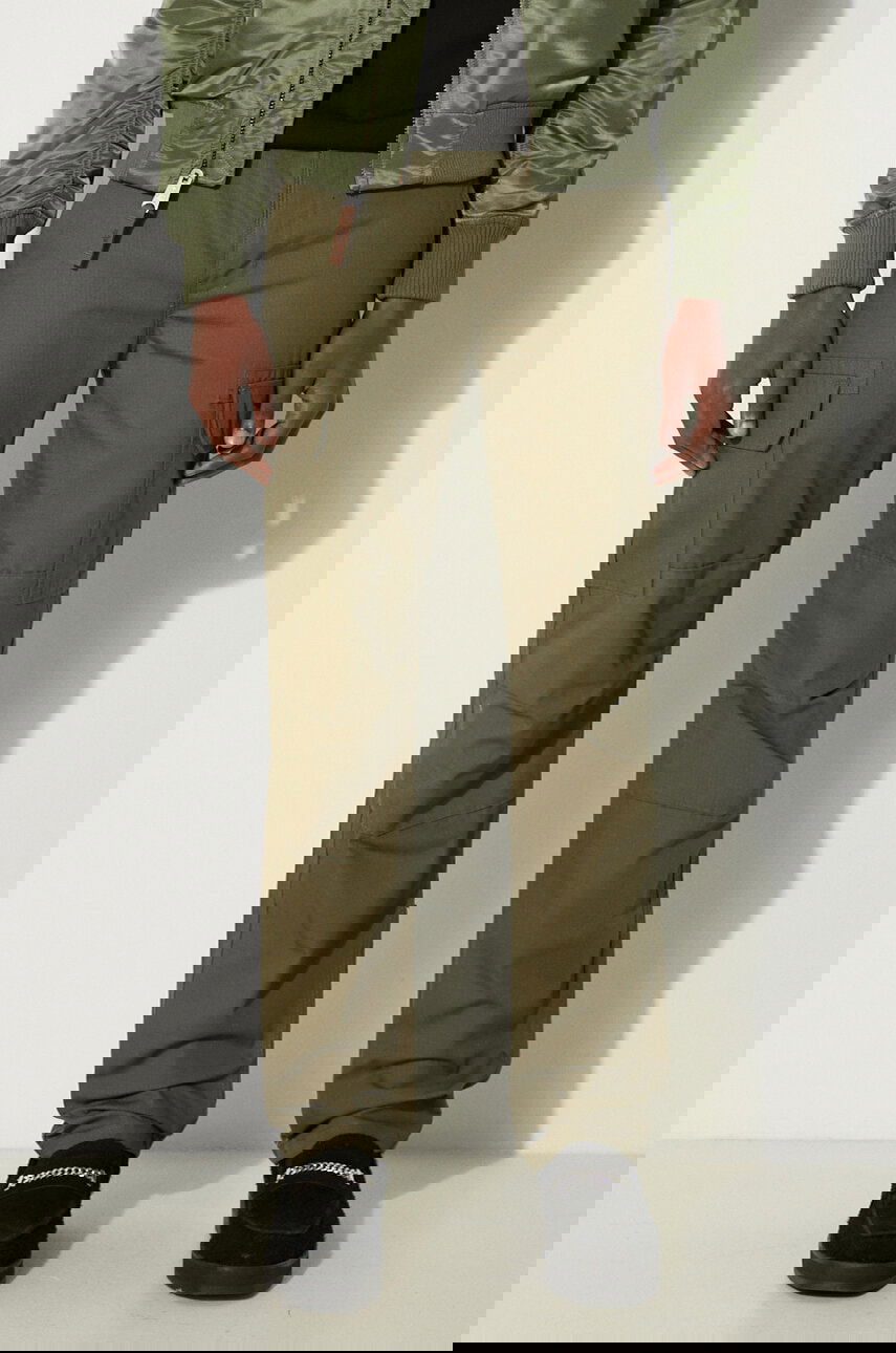 Cargo nohavice Dickies Cotton Straight Fit Cargo Pants with Knee Panels Zelené | DK0A4XDUMGR, 0