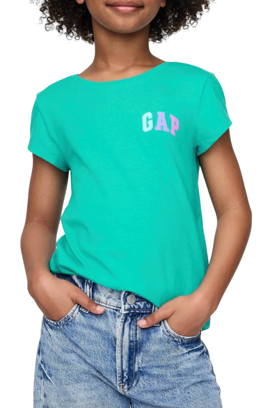 Tričko GAP Logo T-shirt Tyrkysová | 781862-04, 0