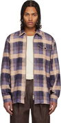 Dries Van Noten Wool Plaid Zip-Up Shirt