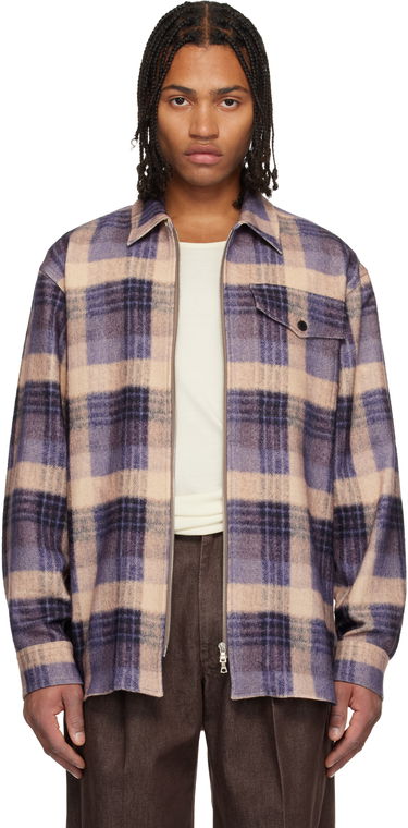 Košeľa Dries Van Noten Dries Van Noten Wool Plaid Zip-Up Shirt Rôznofarebný | 252-020786-2226, 0