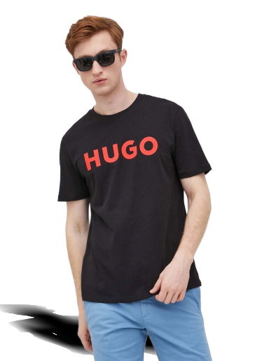 Tričko BOSS Cotton T-Shirt Čierna | 50467556