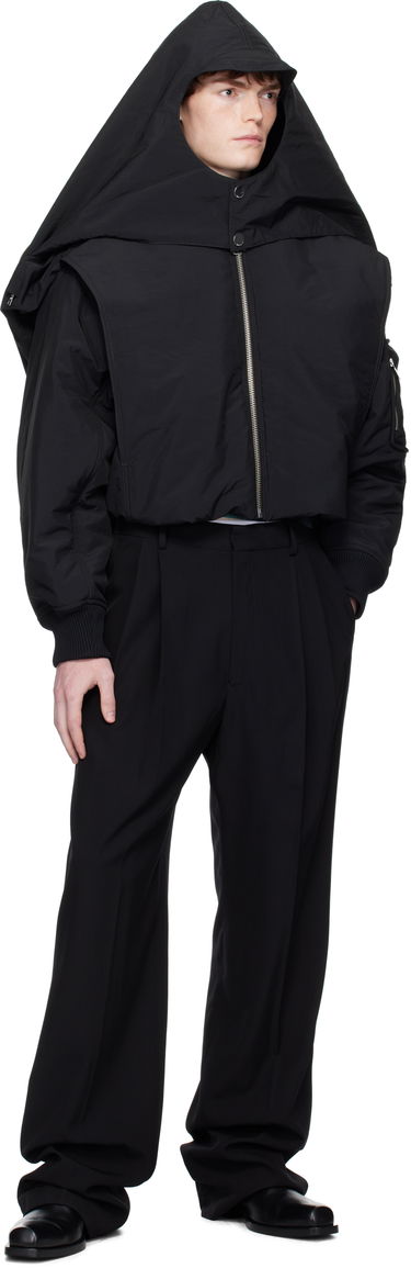 Bomber bunda Jean Paul Gaultier Jean Paul Gaultier 'The Hooded' Bomber Jacket Čierna | 25/03-U-OU005-W007-00, 3