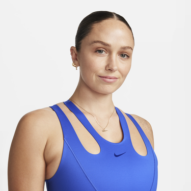 Podprsenka Nike FutureMove Light-Support Non-Padded Strappy Sports Bra Navy | FQ2640-405, 2
