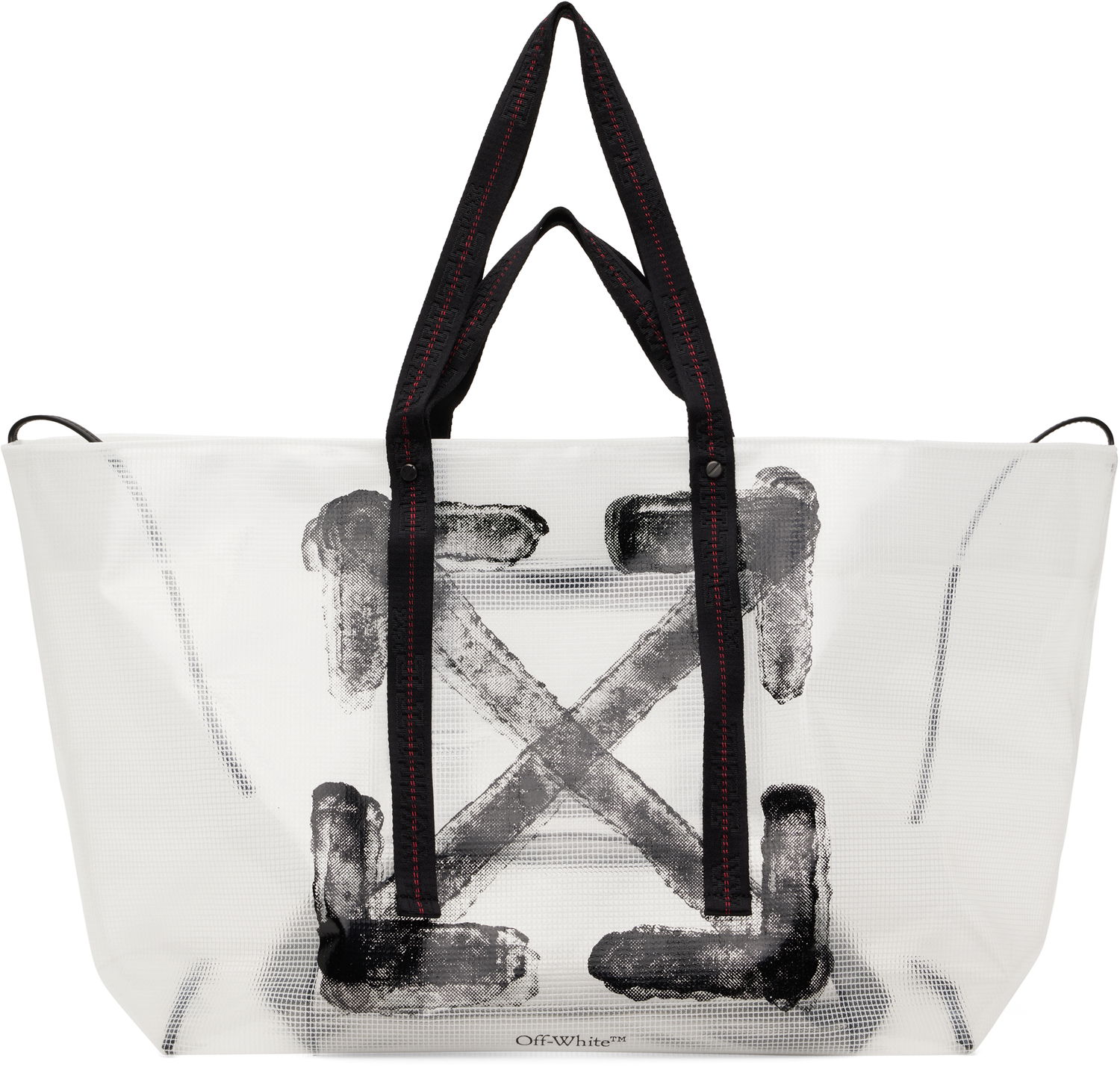 Tote bag Off-White Off-White Ripstop Day Off Tote Bag Biela | OMNA20KS25FAB0017910, 0