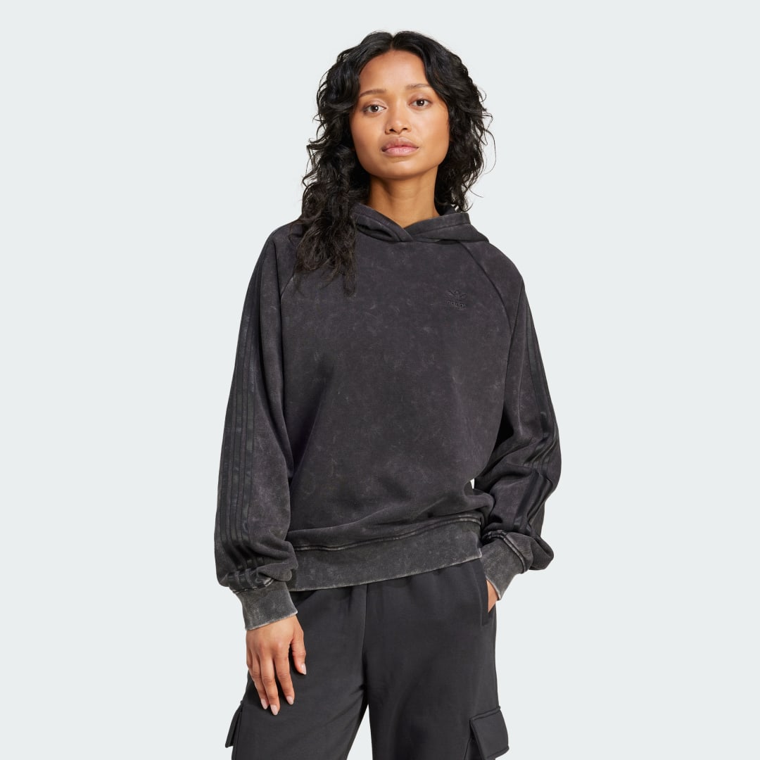 Mikina adidas Performance Washed Boyfriend Hoodie Čierna | IW3415, 0