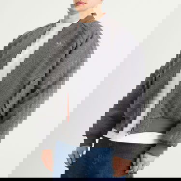 Bomber bunda adidas Originals Reversible Textured Bomber Jacket Šedá | KR7618, 7