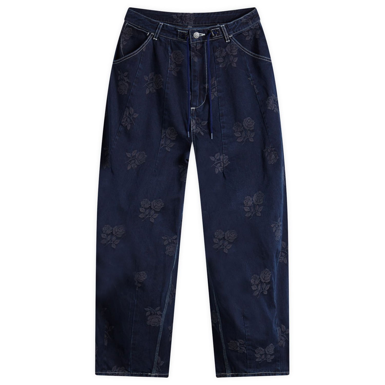 Džínsy Needles Women's Rose Denim Pant Indigo Large Modrá | PU201-IND, 0