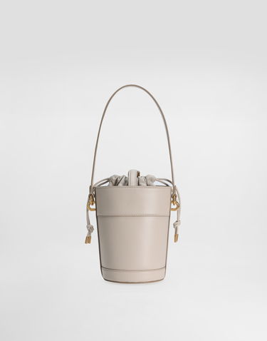 Kabelka Dolce & Gabbana Dolce & Gabbana Capri Bucket Bag Calfskin Canvas Béžová | BB7816AI45180004, 3