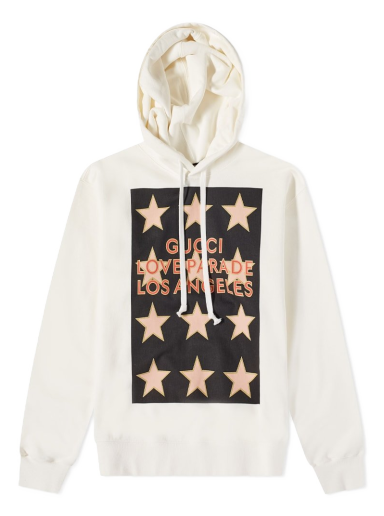 Mikina Gucci Love Parade LA Popover Hoody Béžová | 646953-XJEQH-9275