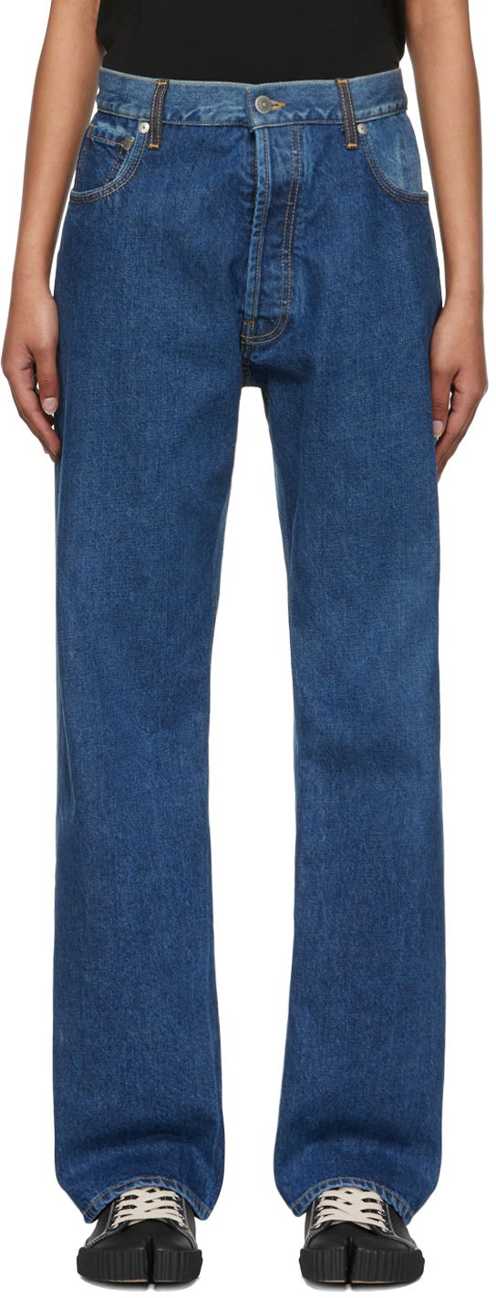 Džínsy Maison Margiela Maison Margiela Oversized Jeans Modrá | S51LA0155 S30561, 0