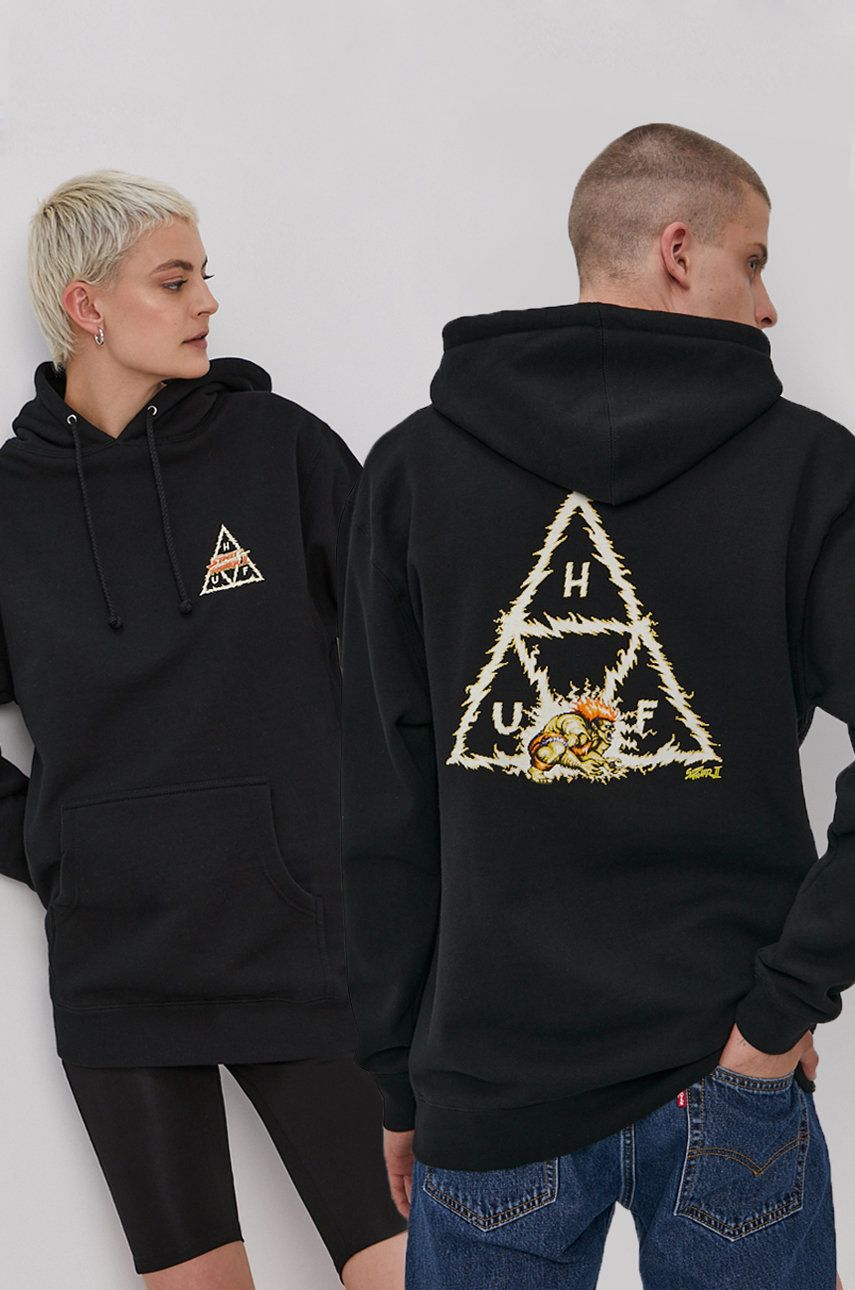Mikina HUF x Street Fighter Blanka TT Hoodie Čierna | pf00411, 0