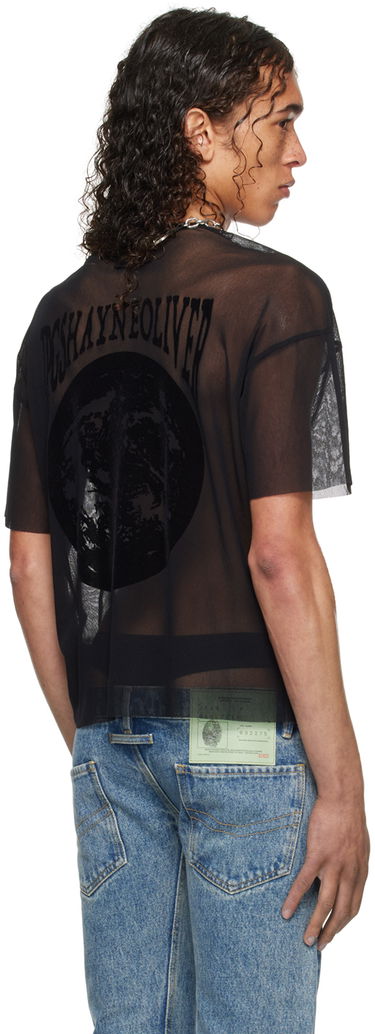 Tričko Jean Paul Gaultier Shayne Oliver Edition Mesh T-Shirt Čierna | 24/27-U-TS081I-T001-0000, 2