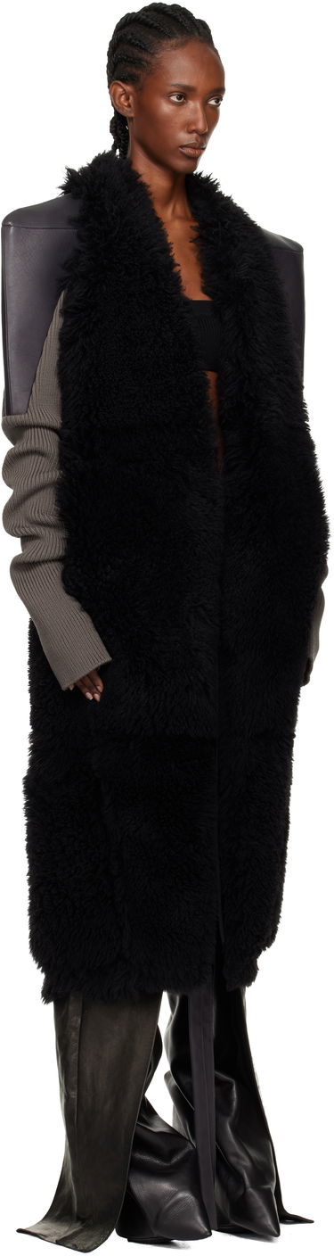 Kabáty Rick Owens Concordians SL Cyclops Reversible Shearling Coat Čierna | RO02E4950 LSHCR, 1
