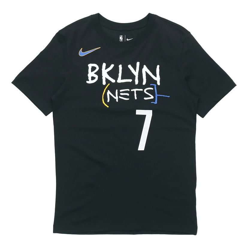 Dres Nike Brooklyn Nets Durant #7 Breathable T-Shirt Čierna | CT9420-014