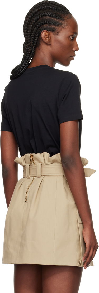 Tričko Balmain Short-Sleeved Chain Print T-shirt Čierna | FF1EF004GE97, 2