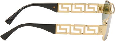 Slnečné okuliare Versace Greca Rectangular Double Bridge Sunglasses Metalická | 0VE2257 10023060 8056262296462, 1