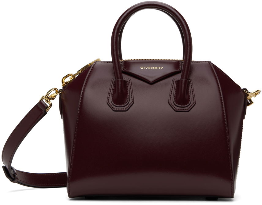 Kabelka Givenchy Givenchy Mini Antigona Bag Vínová | BB50TNB13A642, 0