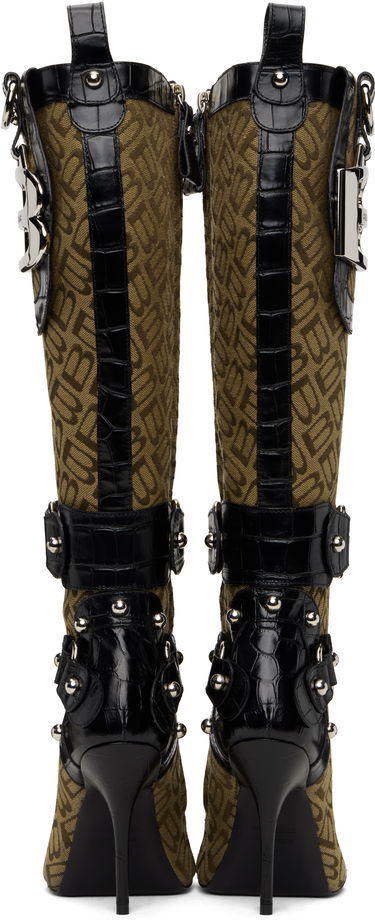 Starostlivosť o obuv Balenciaga Balenciaga Essex 110mm Tall Boots Hnedá | 805904 W11U4, 1