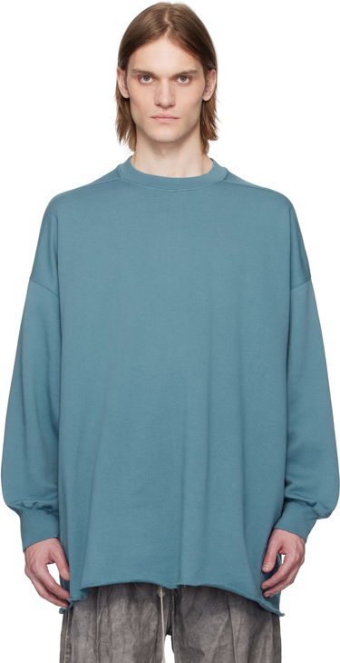 Sveter Rick Owens Rick Owens DRKSHDW Hollywood Tommy Long Sleeve Sweatshirt Modrá | DU01E3292 FP, 0