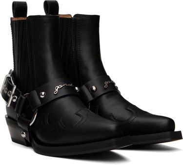Tenisky a topánky GANNI Low Cut Western Chelsea Boots Čierna | S2744, 3